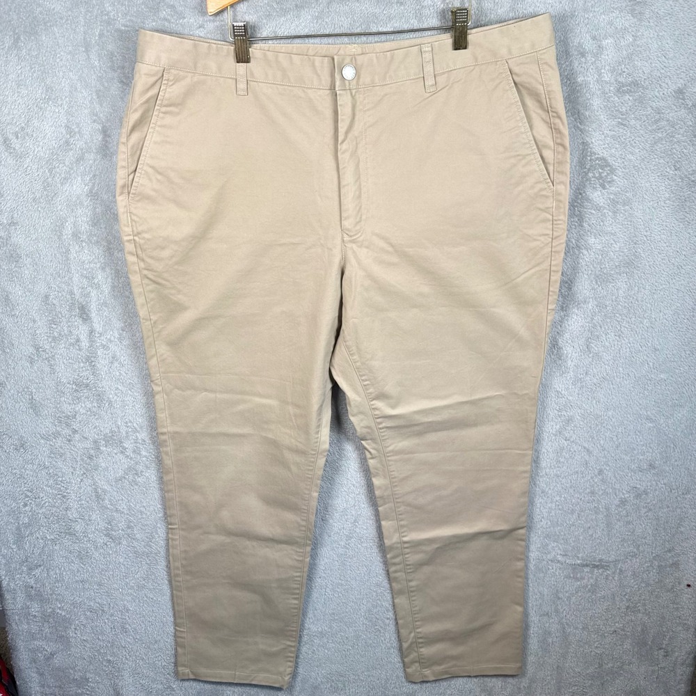 Bonobos Chino Pants Men 40/32 Tan Athletic Fit Cotton Stretch Casual Trousers